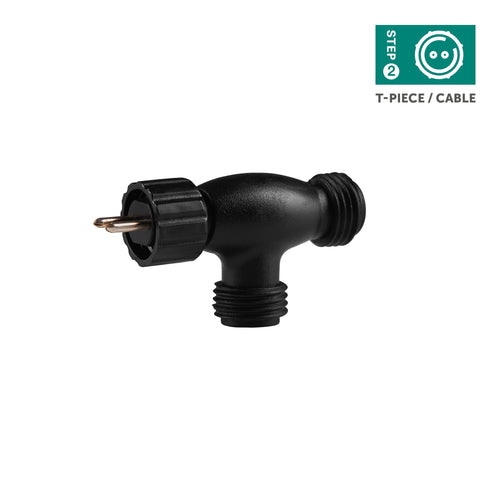 ellumière™ T-PIECE ADAPTOR | 2 PIN 3 WAY CONNECTOR